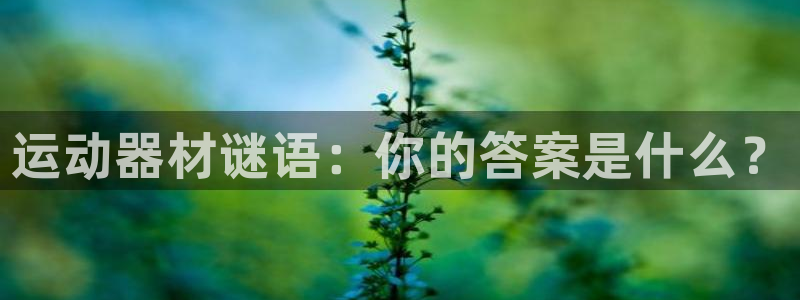 意昂体育4招商电话号码是多少啊：运动器材谜语：你的答